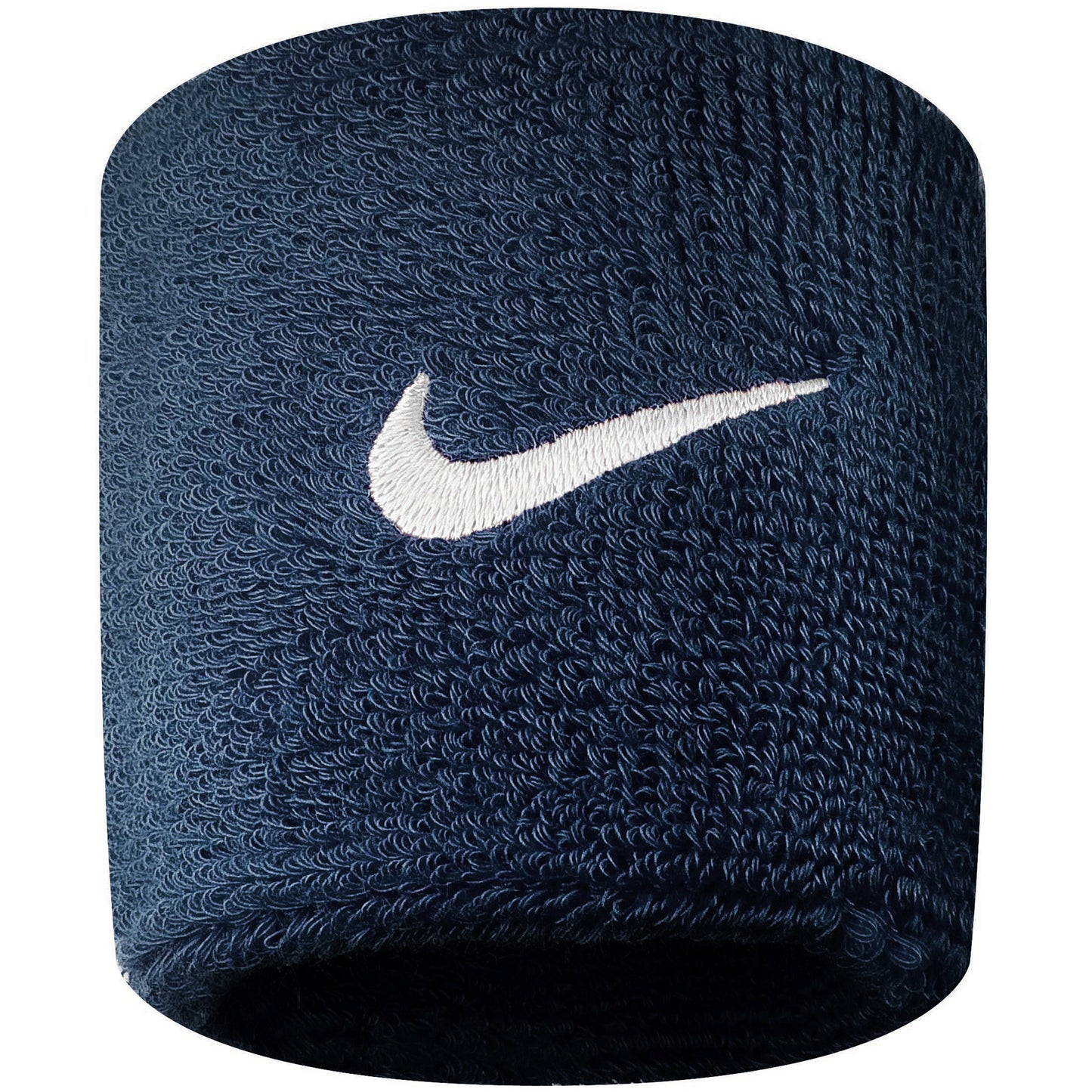 Nike Swoosh Wristband 2 Pack short - dark blue, white Nike Swoosh Wristband 2 Pack short - dark blue, white