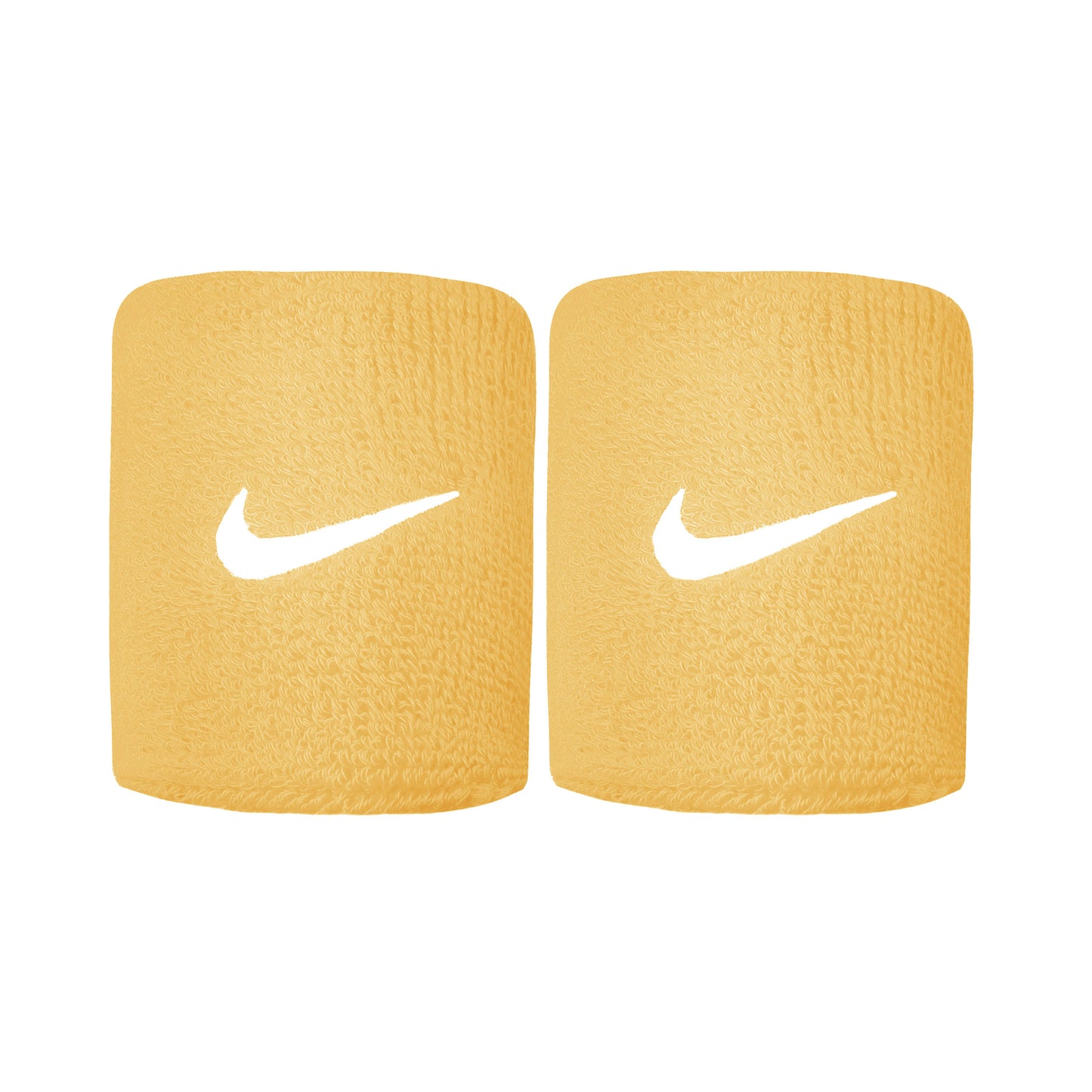 Nike Tennis Premier Wristband 2 Pack short - apricot, white Nike Tennis Premier Wristband 2 Pack short - apricot, white