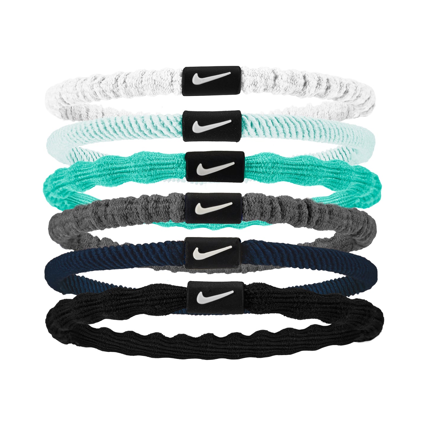 Nike Flex Hair Tie Hair band 6 Pack Unisex - multicoloured, white Nike Flex Hair Tie Hair band 6 Pack Unisex - multicoloured, white