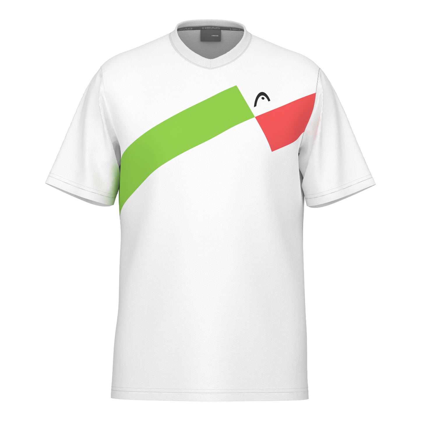 HEAD Topspin T-Shirt Men-White,Red HEAD Topspin T-Shirt Men-White,Red