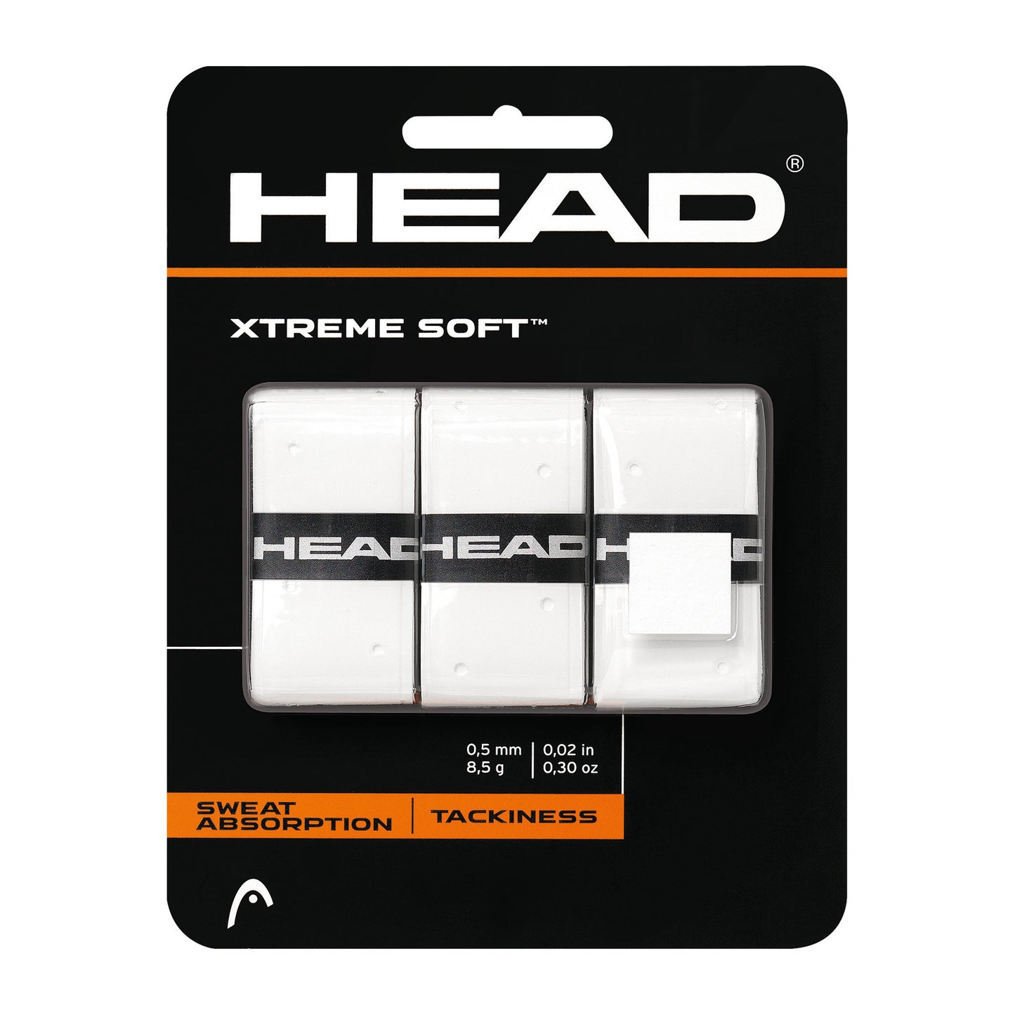 HEAD Xtreme Soft 3 Pack - white HEAD Xtreme Soft 3 Pack - white