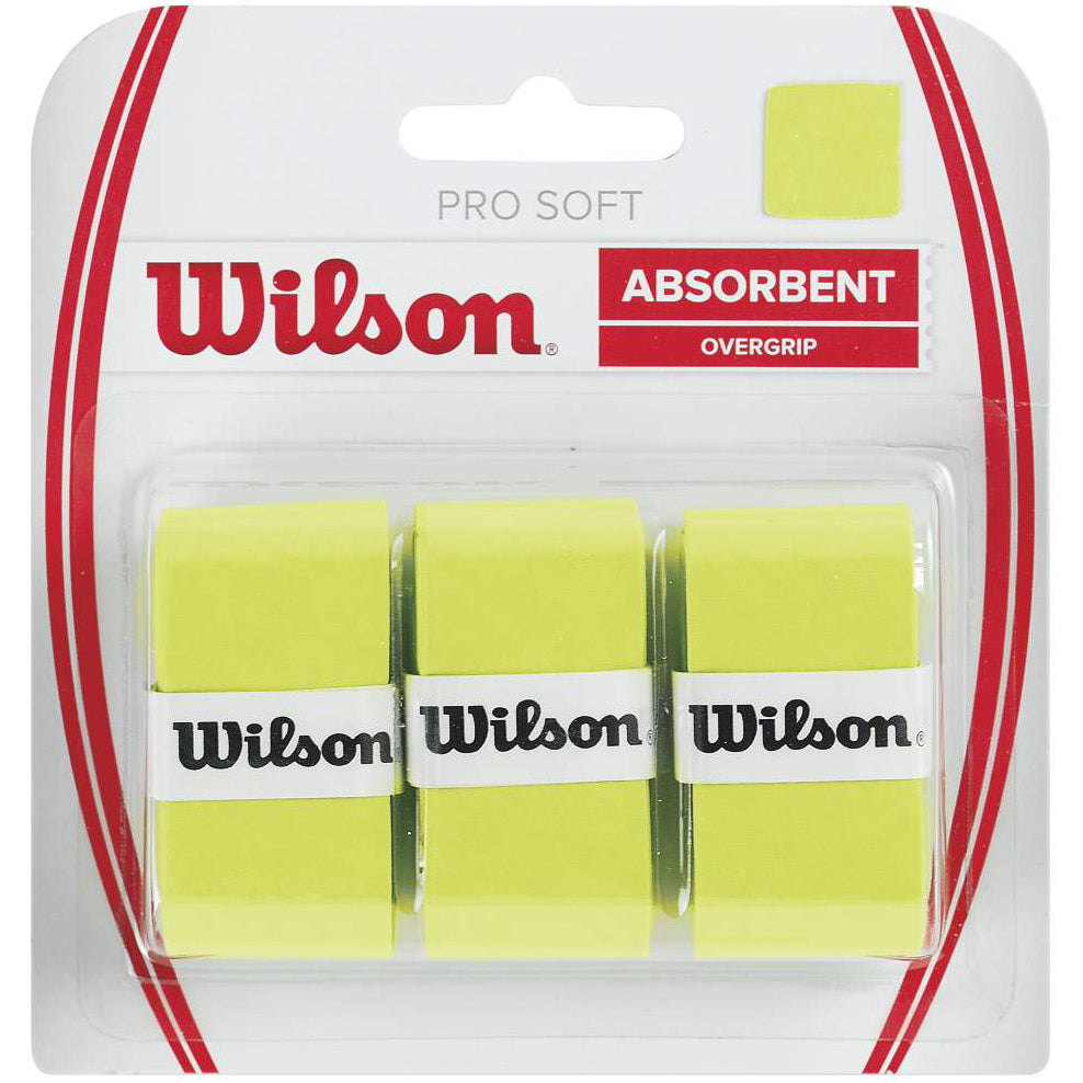 Wilson Soft Overgrip 3 Pack-Green Wilson Soft Overgrip 3 Pack-Green