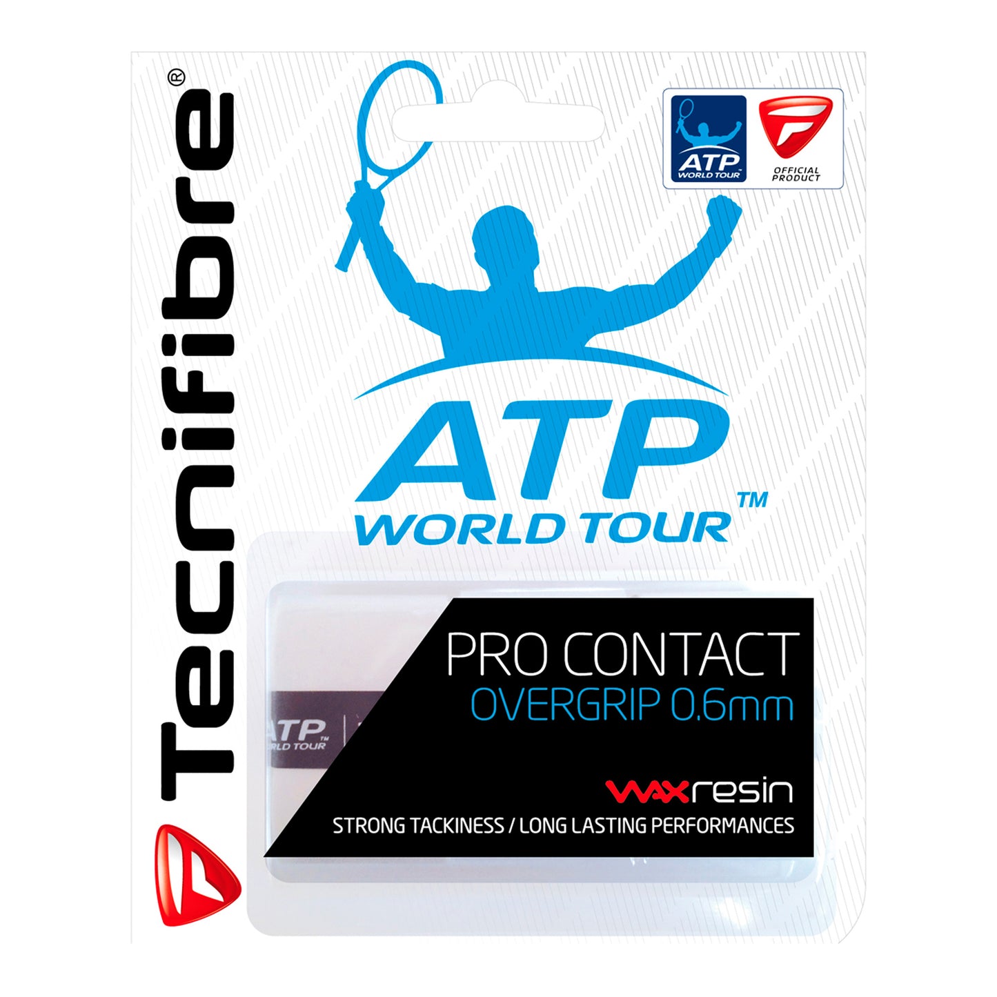 Tecnifibre Contact Pro Weiss 3 Pack-White Tecnifibre Contact Pro Weiss 3 Pack-White