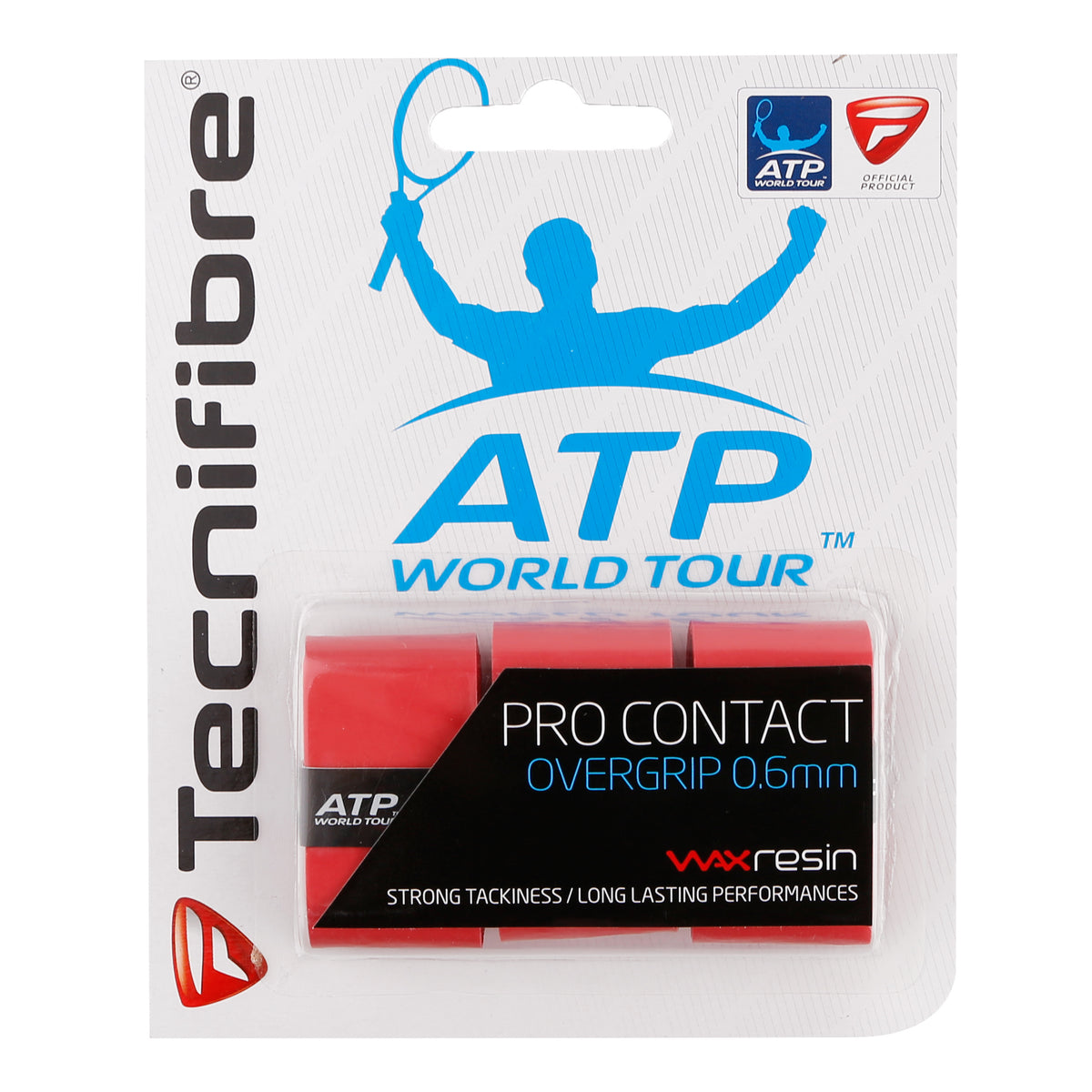 Tecnifibre Contact Pro 3er 3 Pack-Red Tecnifibre Contact Pro 3er 3 Pack-Red