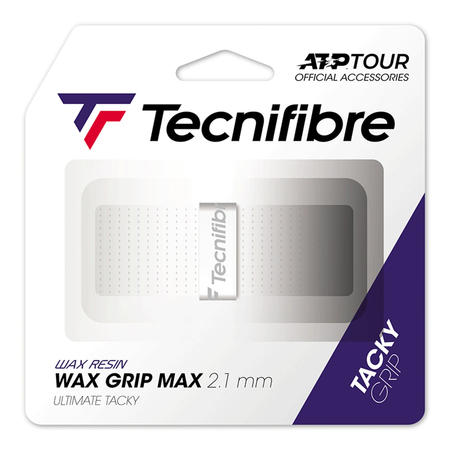 Tecnifibre Wax Max Grip 1 Pack-White Tecnifibre Wax Max Grip 1 Pack-White
