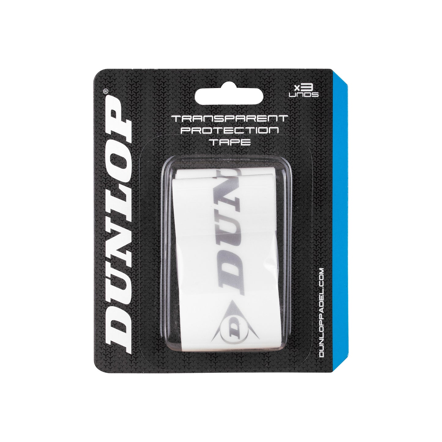 Dunlop Padel Transparent Pro Tape Racket Saver Tape-Transparent Dunlop Padel Transparent Pro Tape Racket Saver Tape-Transparent