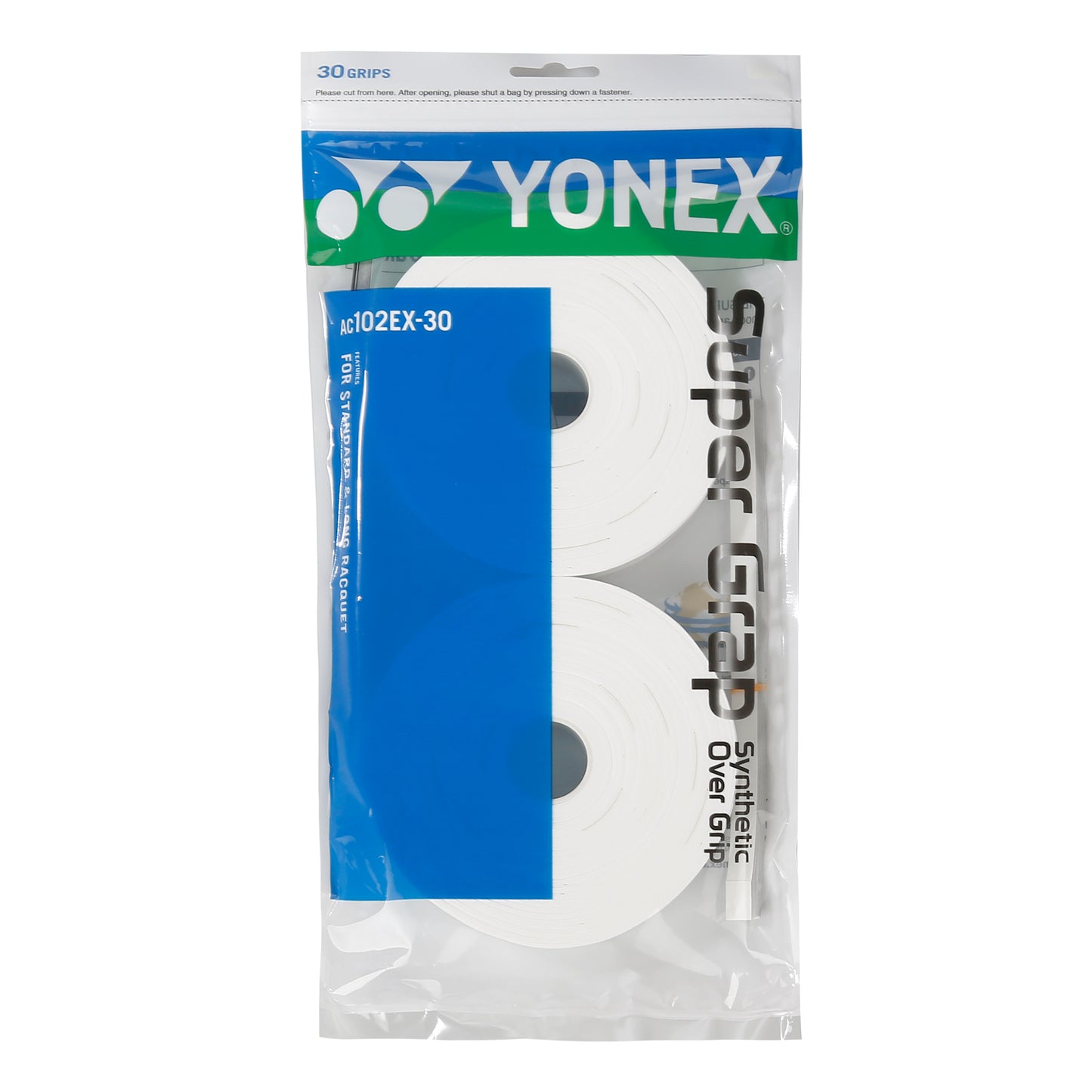 Yonex Super Grap 30 Pack-White Yonex Super Grap 30 Pack-White