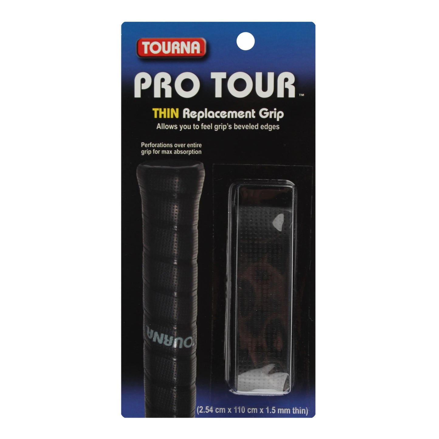 Tourna Pro Tour Grip 1 Pack-Black Tourna Pro Tour Grip 1 Pack-Black