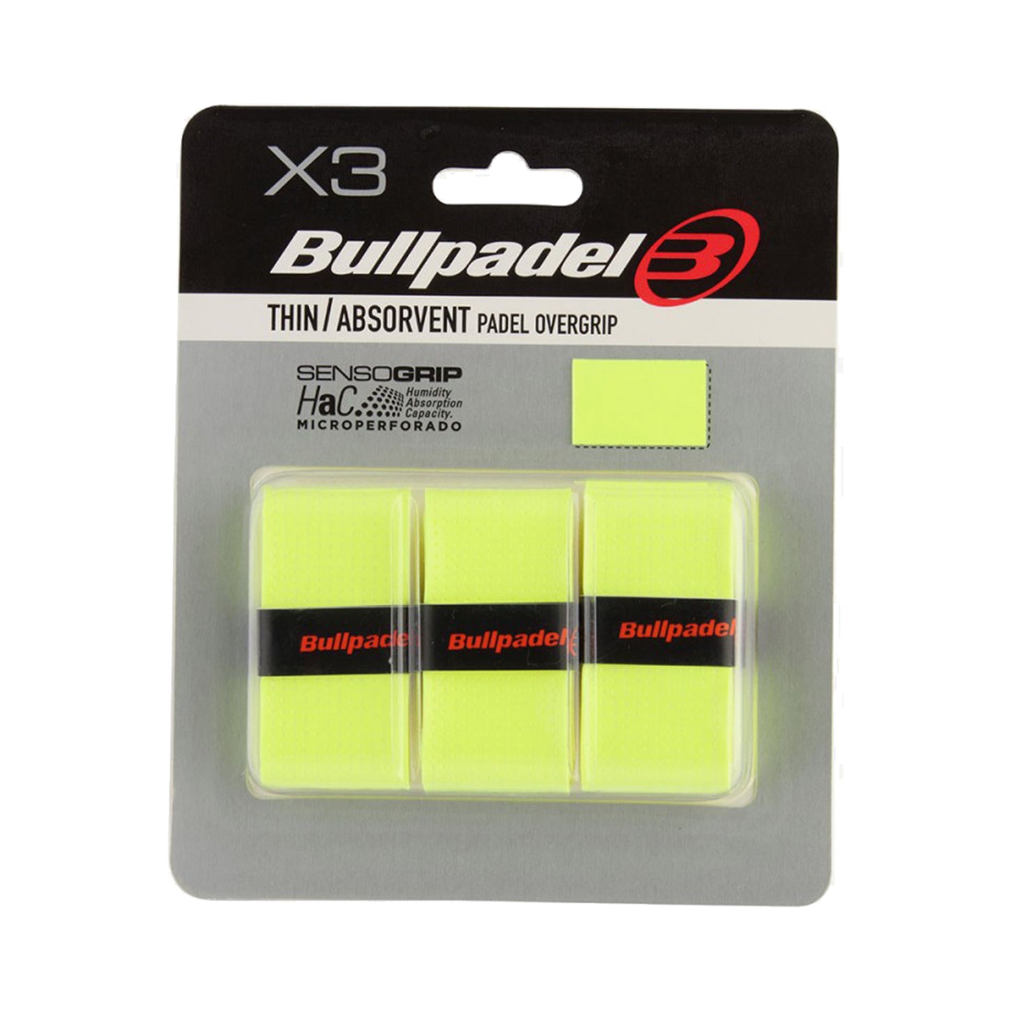 Bullpadel GB-1705 SENSO ABSORBENT-Neon Yellow Bullpadel GB-1705 SENSO ABSORBENT-Neon Yellow