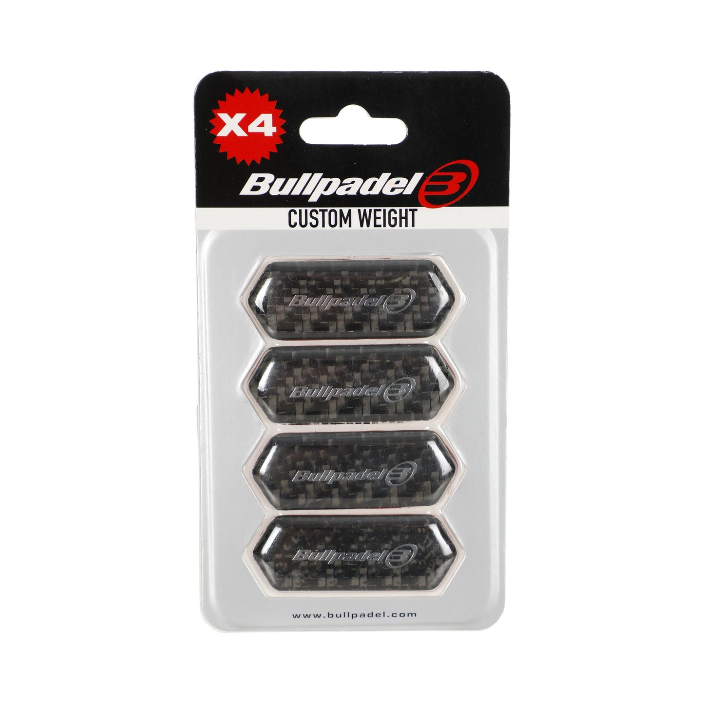 Bullpadel Protector Custom (4x3 gr.) Lead tape - black Bullpadel Protector Custom (4x3 gr.) Lead tape - black