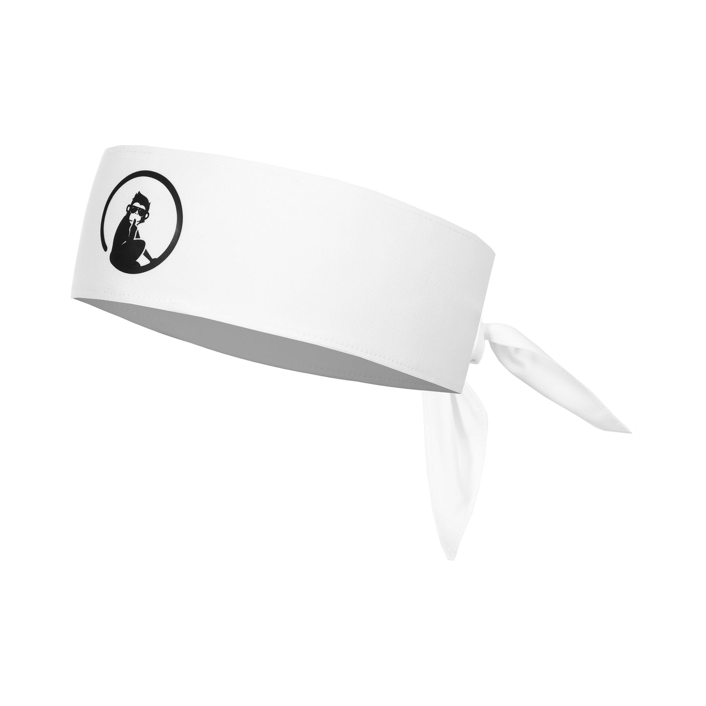 Quiet Please Court Bandana-White Quiet Please Court Bandana-White