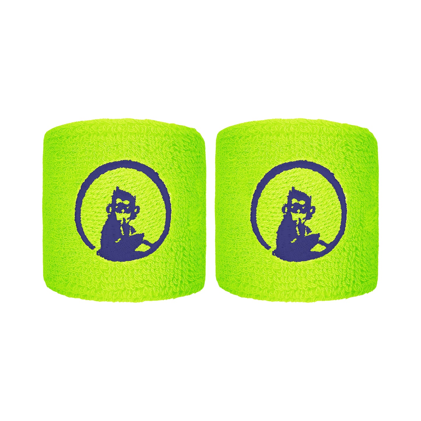 Quiet Please Wristband 2 Pack short - neon green, dark blue Quiet Please Wristband 2 Pack short - neon green, dark blue