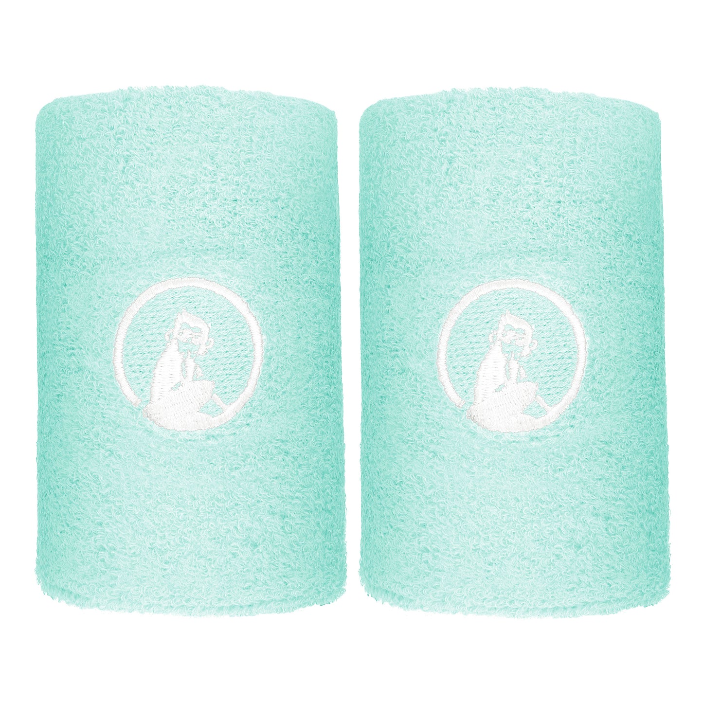 Quiet Please Wristband 2 Pack long - turquoise, white Quiet Please Wristband 2 Pack long - turquoise, white