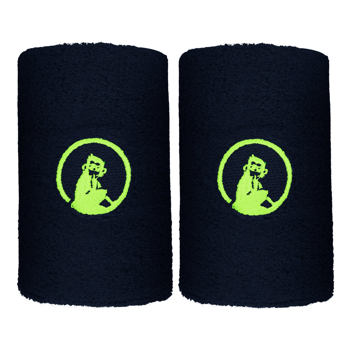 Quiet Please Wristband 2 Pack long - dark blue, neon green Quiet Please Wristband 2 Pack long - dark blue, neon green