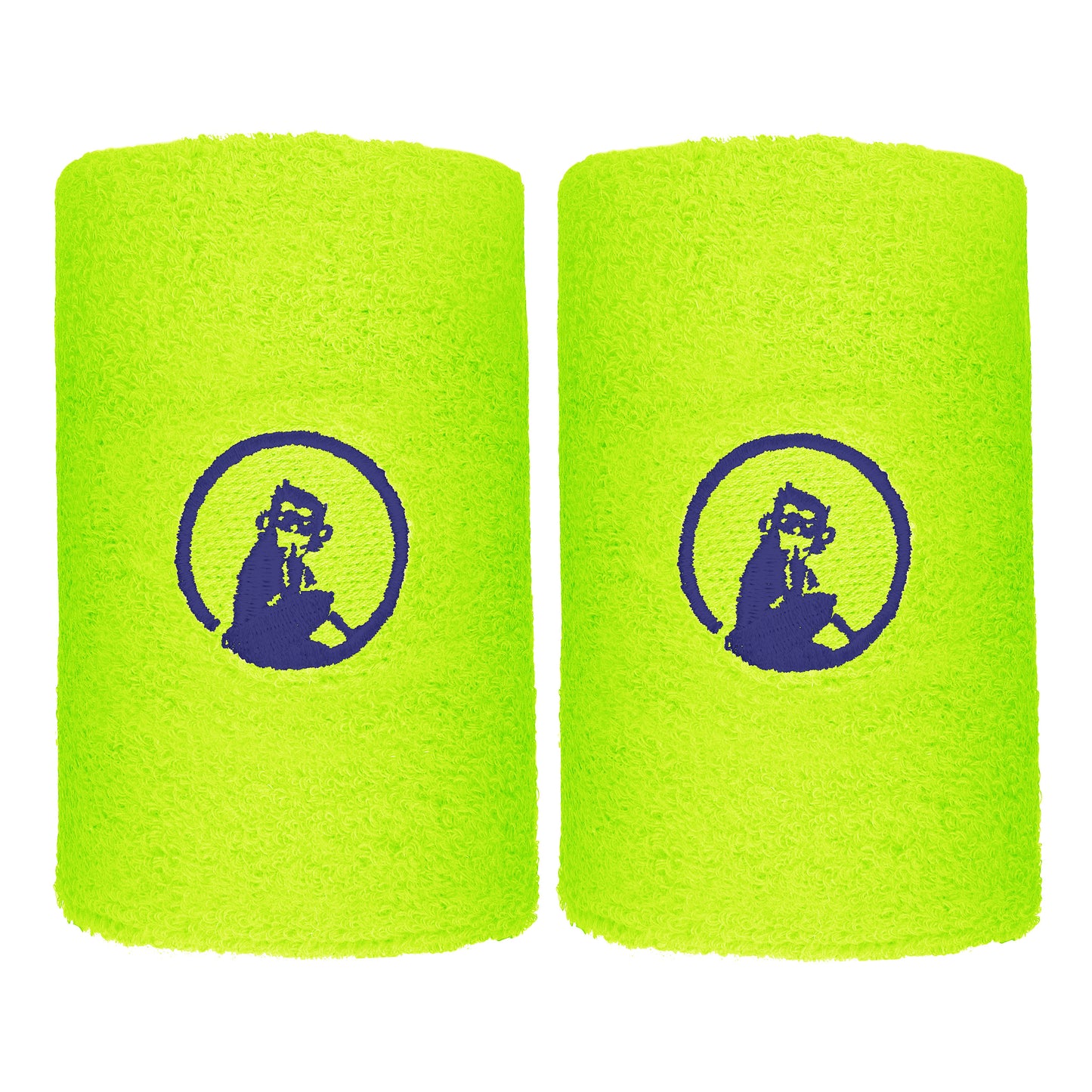 Quiet Please Wristband 2 Pack long - neon green, dark blue Quiet Please Wristband 2 Pack long - neon green, dark blue