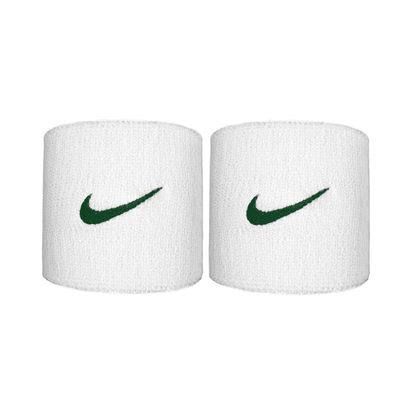 Nike Premier Wristband 2 Pack short - white, dark green Nike Premier Wristband 2 Pack short - white, dark green