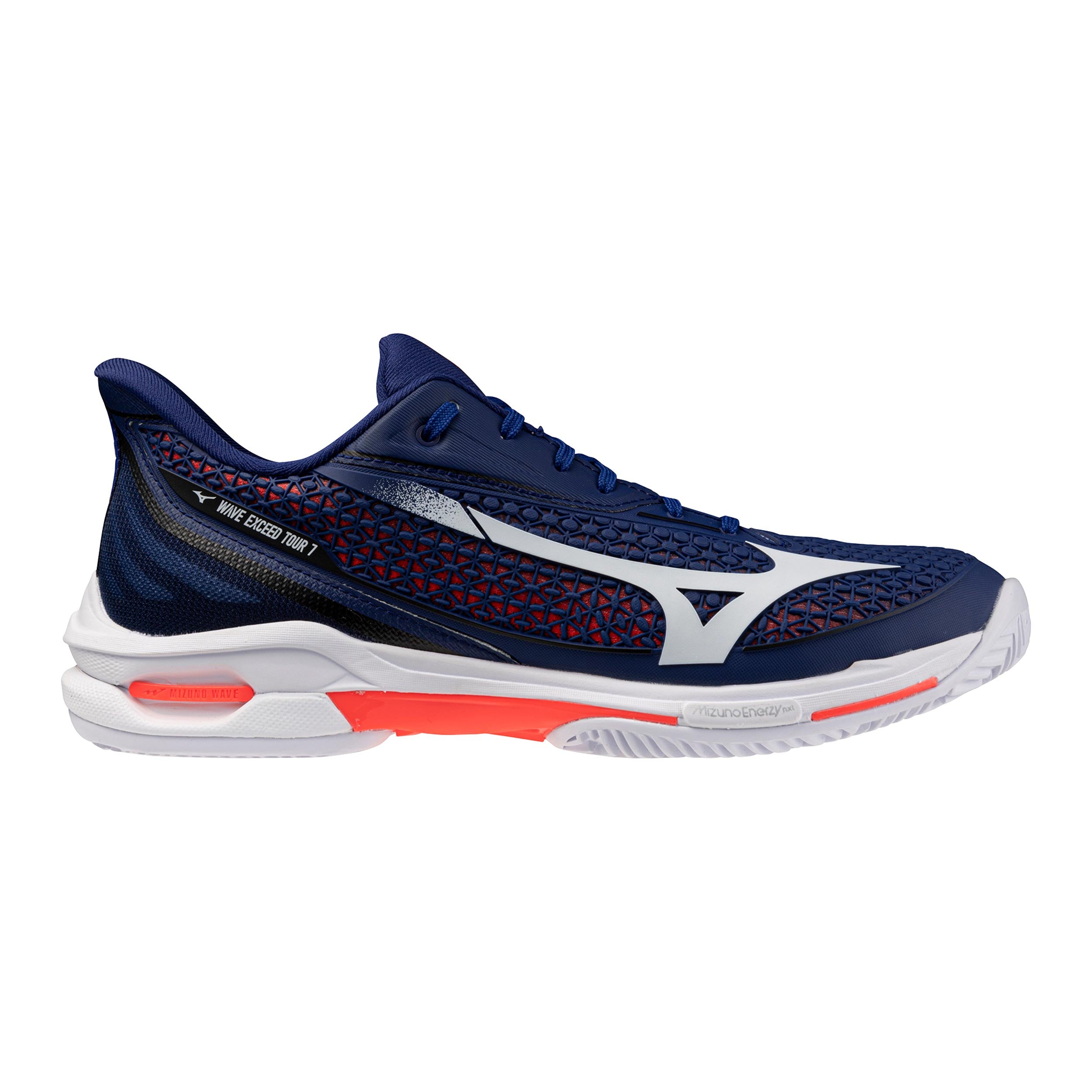 Wave Exceed Tour 7 Clay court shoe Men - dark blue, orange | Padel