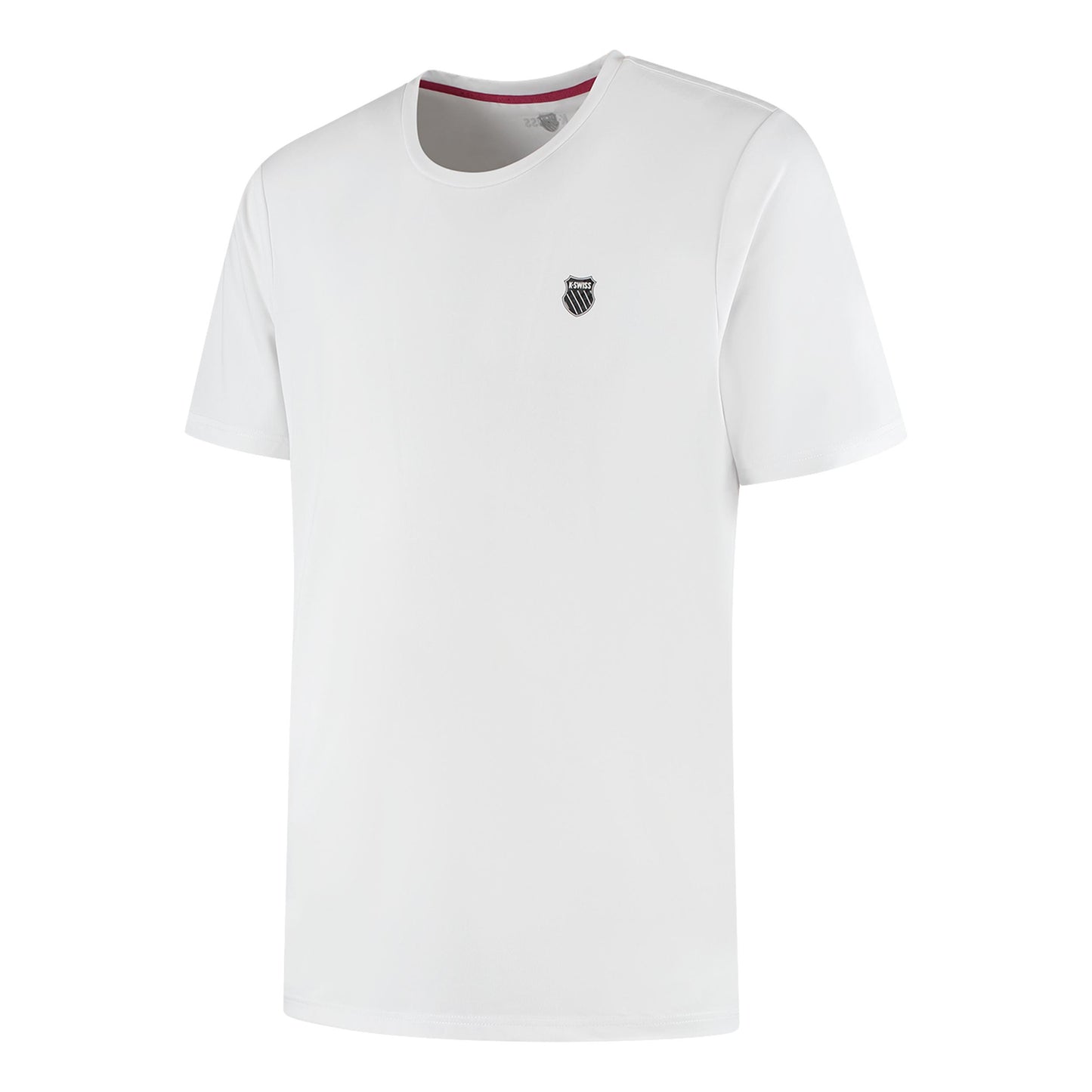 K-Swiss Hypercourt Basic T-Shirt Men - white K-Swiss Hypercourt Basic T-Shirt Men - white