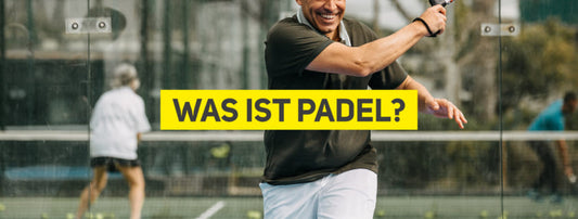 Was ist Padel? - Mann am Ende der Vorhand