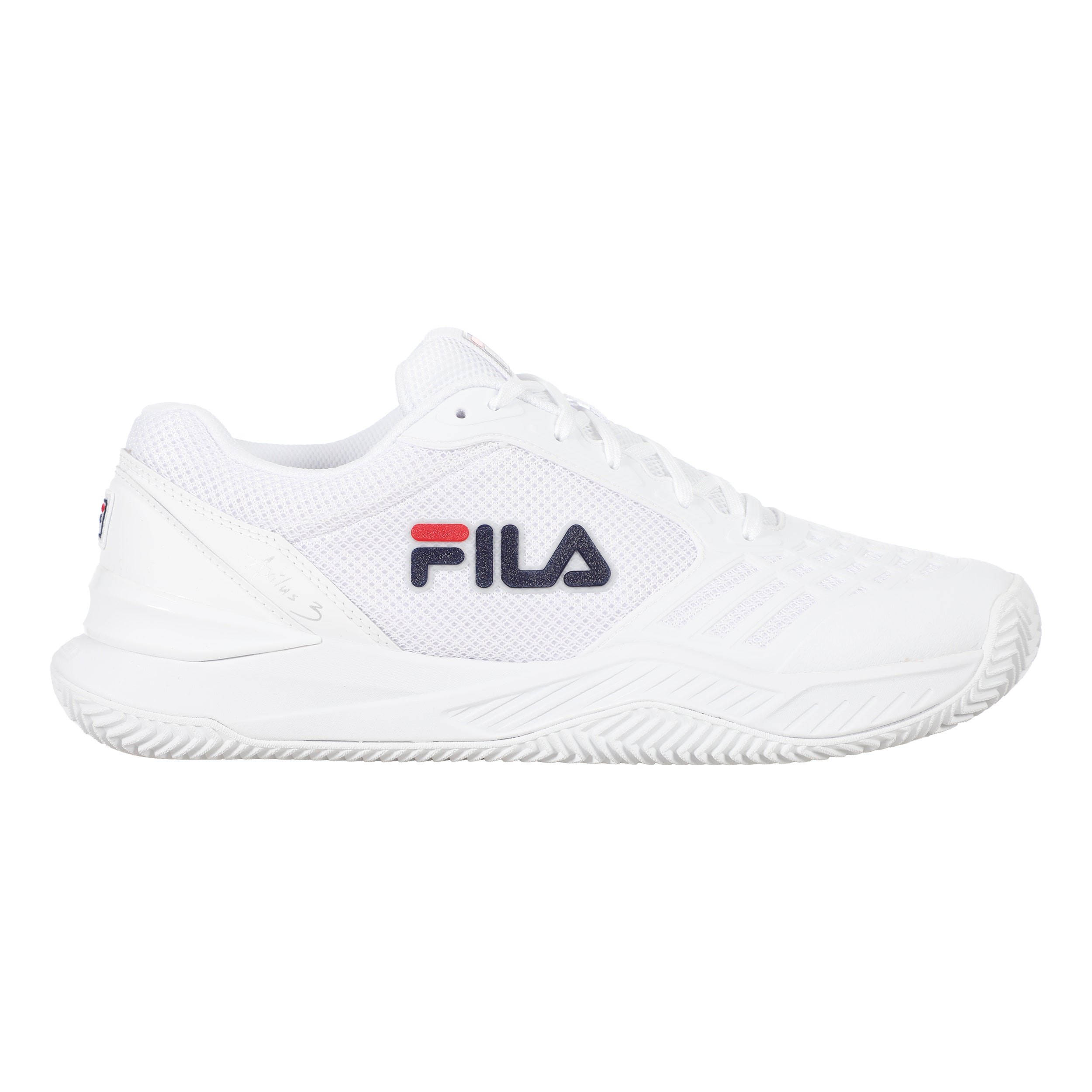 Fila Axilus 3 Clay Court Shoe Women-White,Dark Blue