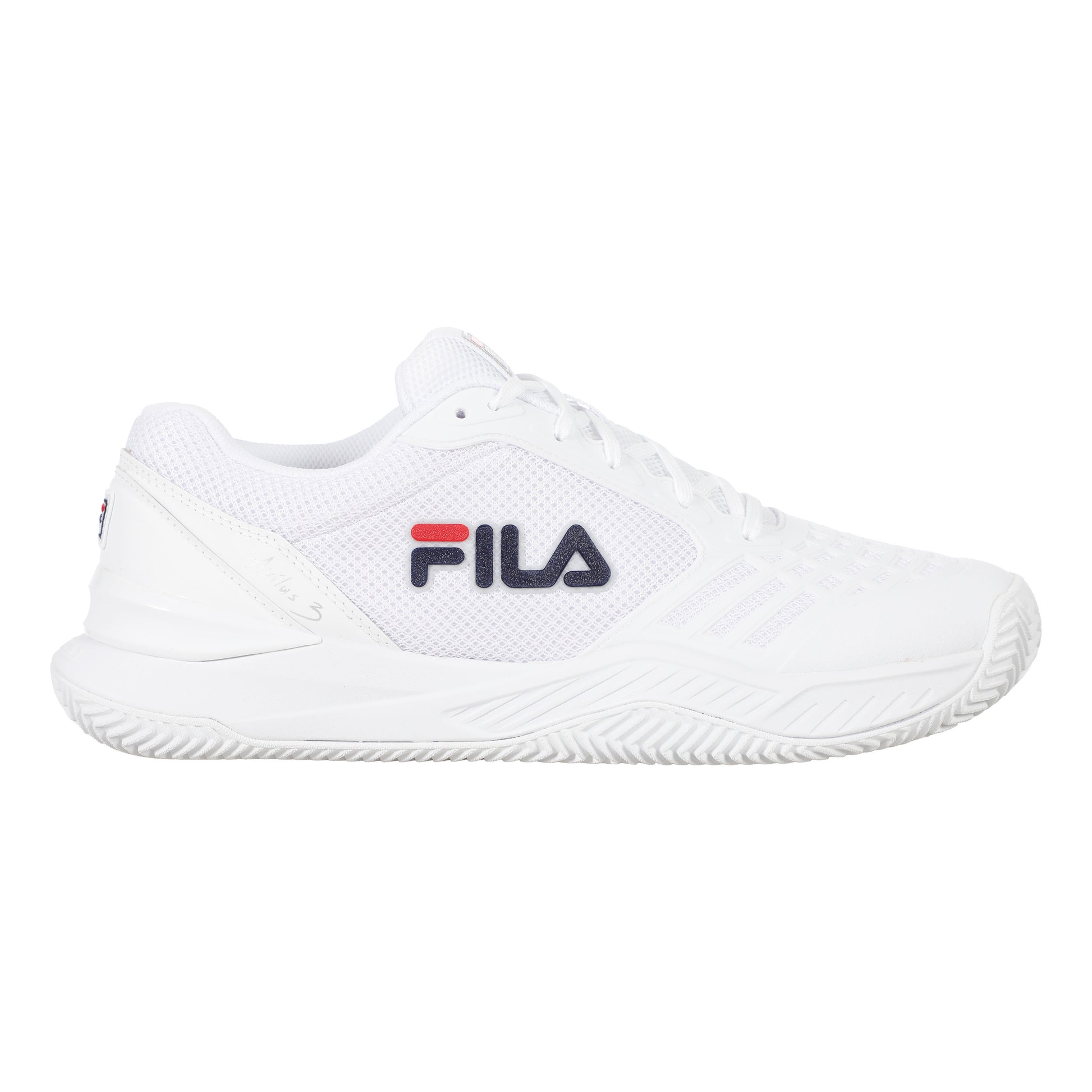 Fila Axilus 3 Clay Court Shoe Women-White,Dark Blue