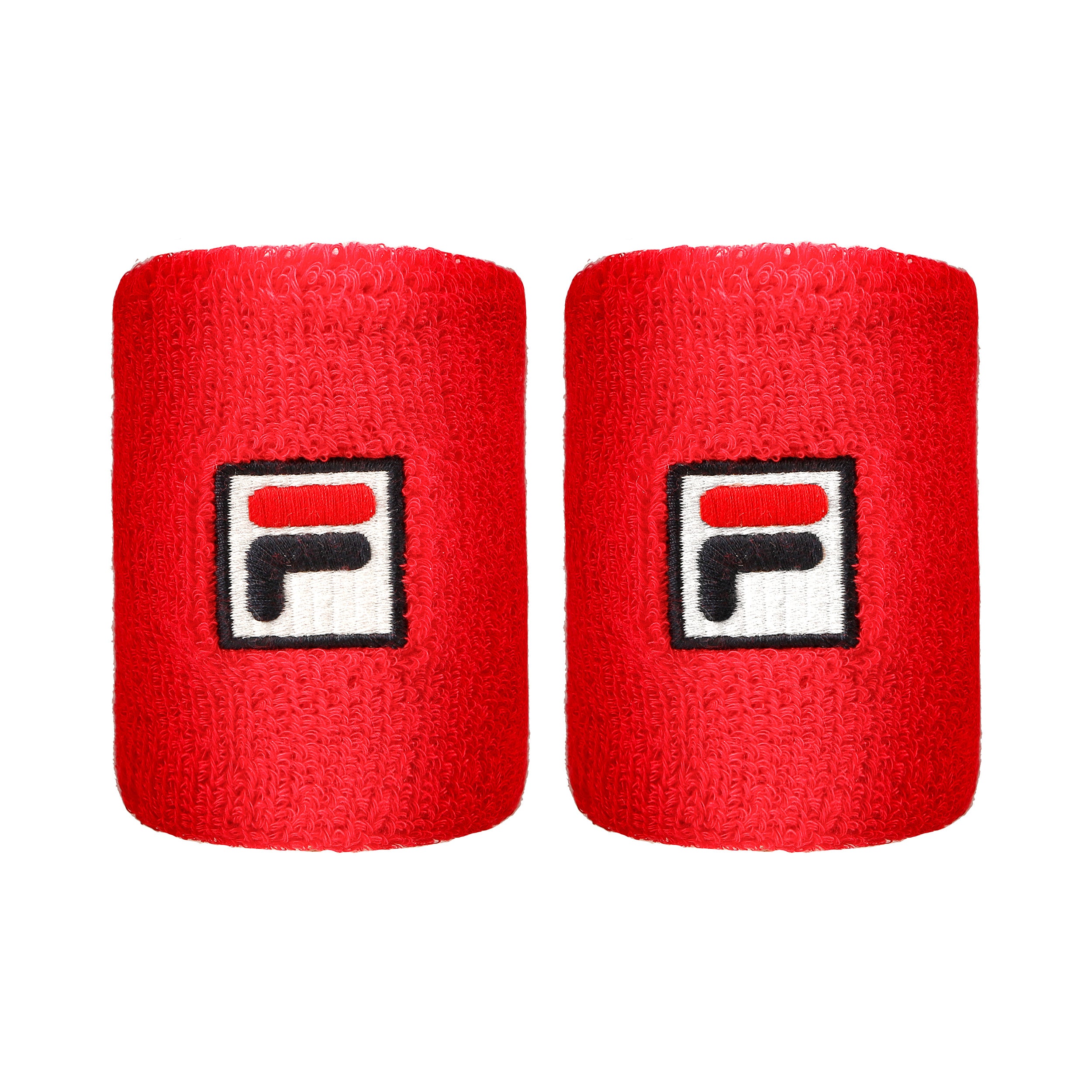 Fila Osten Wristband 2 Pack Unisex - red, white