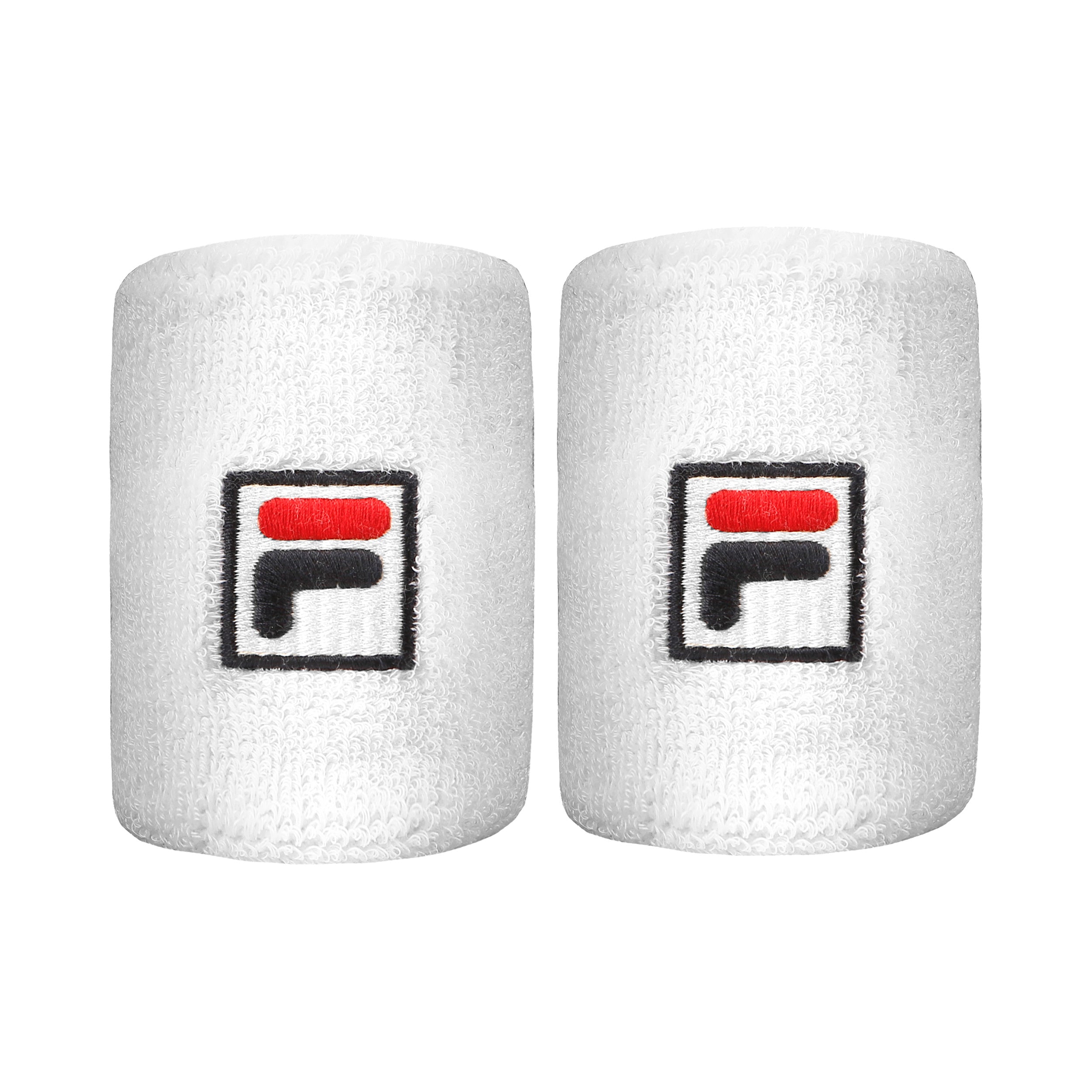 Fila Osten Wristband 2 Pack Unisex - white, blue
