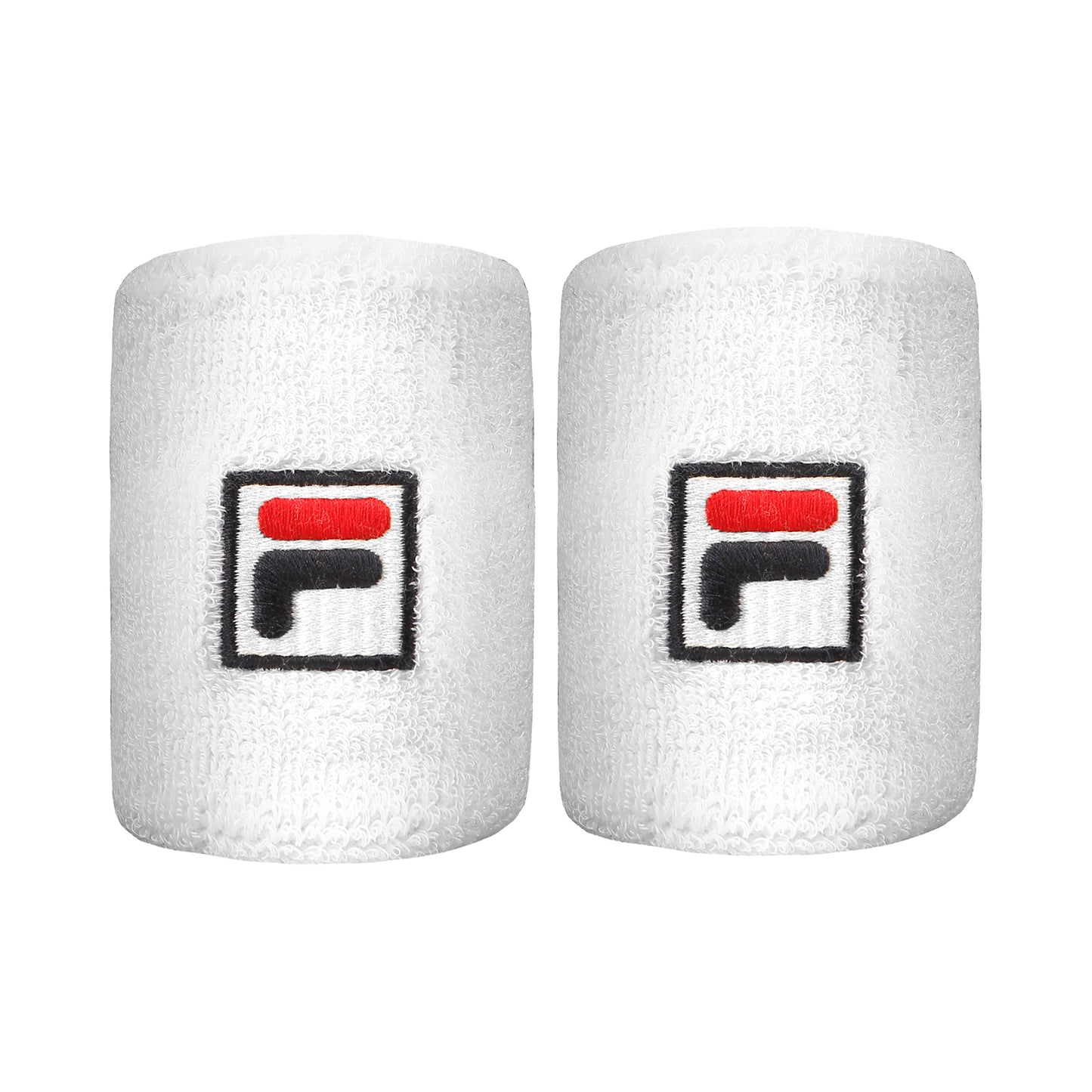 Fila Osten Wristband 2 Pack Unisex - white, blue