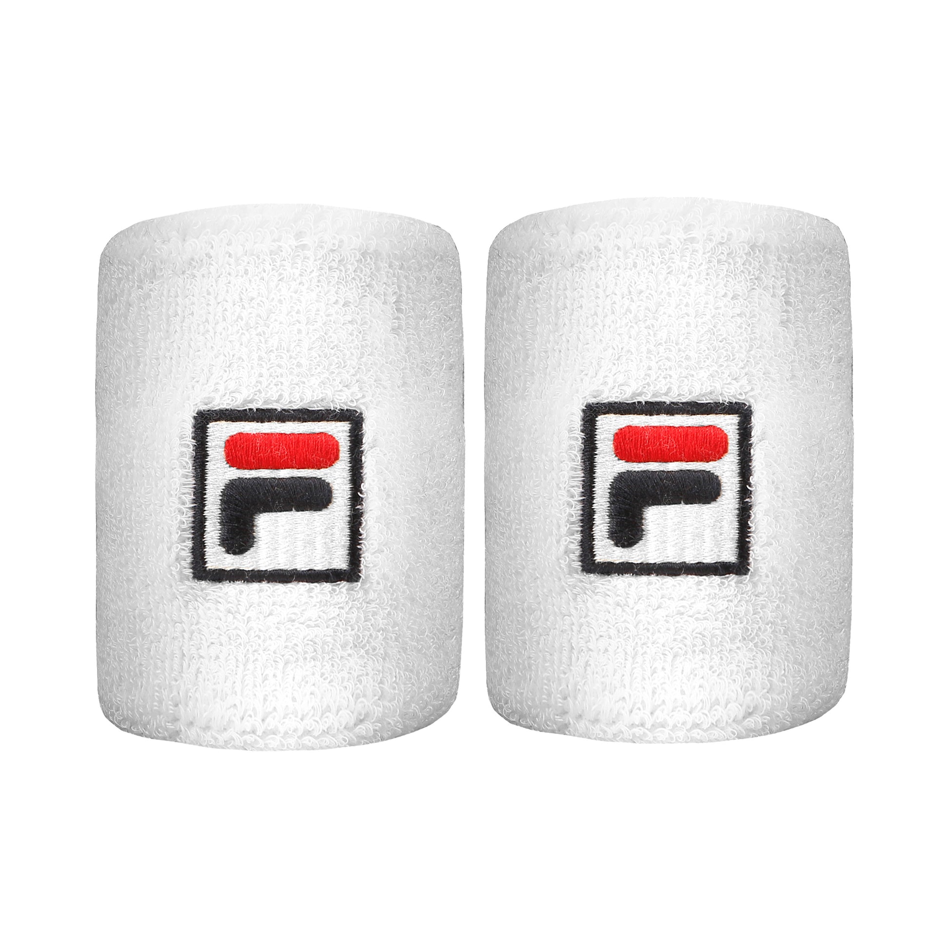 Fila Osten Wristband 2 Pack Unisex - white, blue