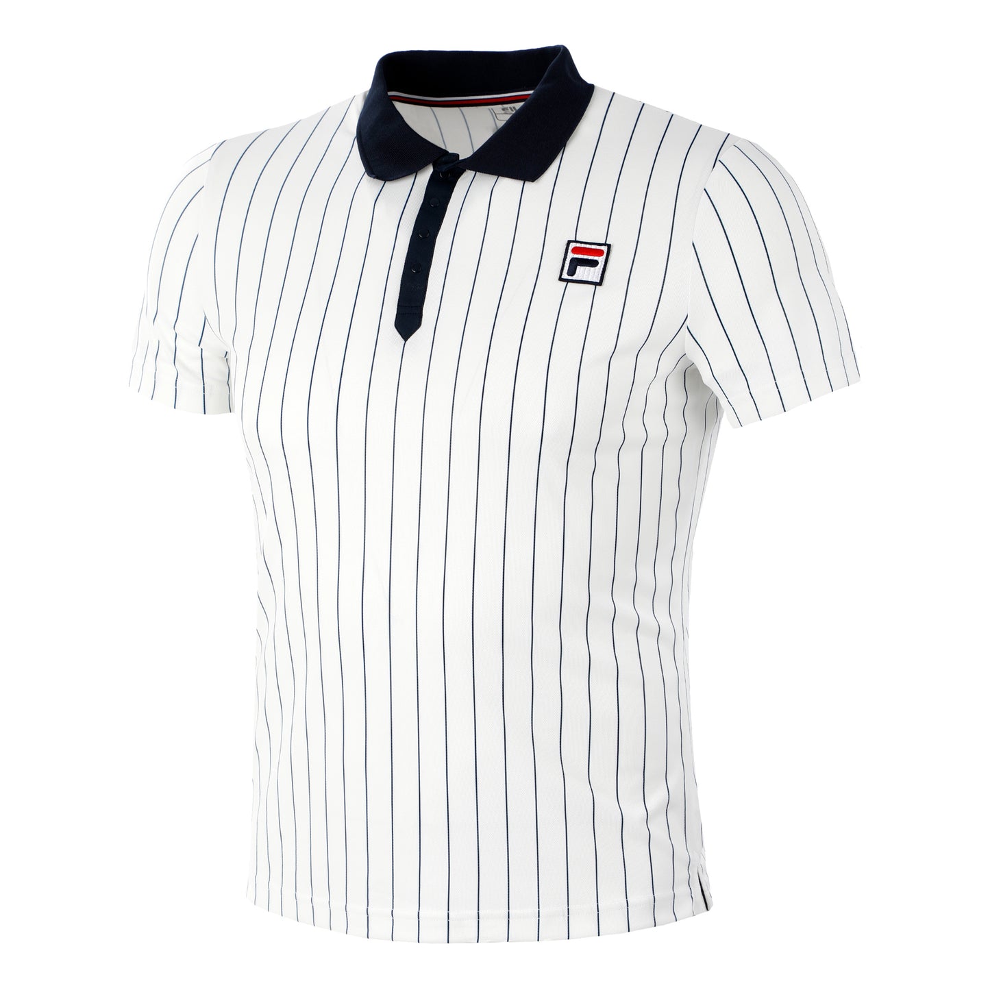 Fila Stripes Björn Polo Men - white, dark blue