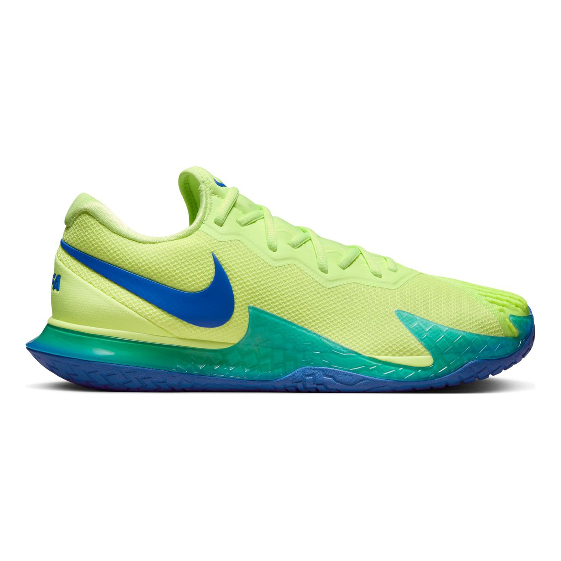 Nike Court Zoom Vapor Cage 4 Rafa All court shoe Men - lime, blue