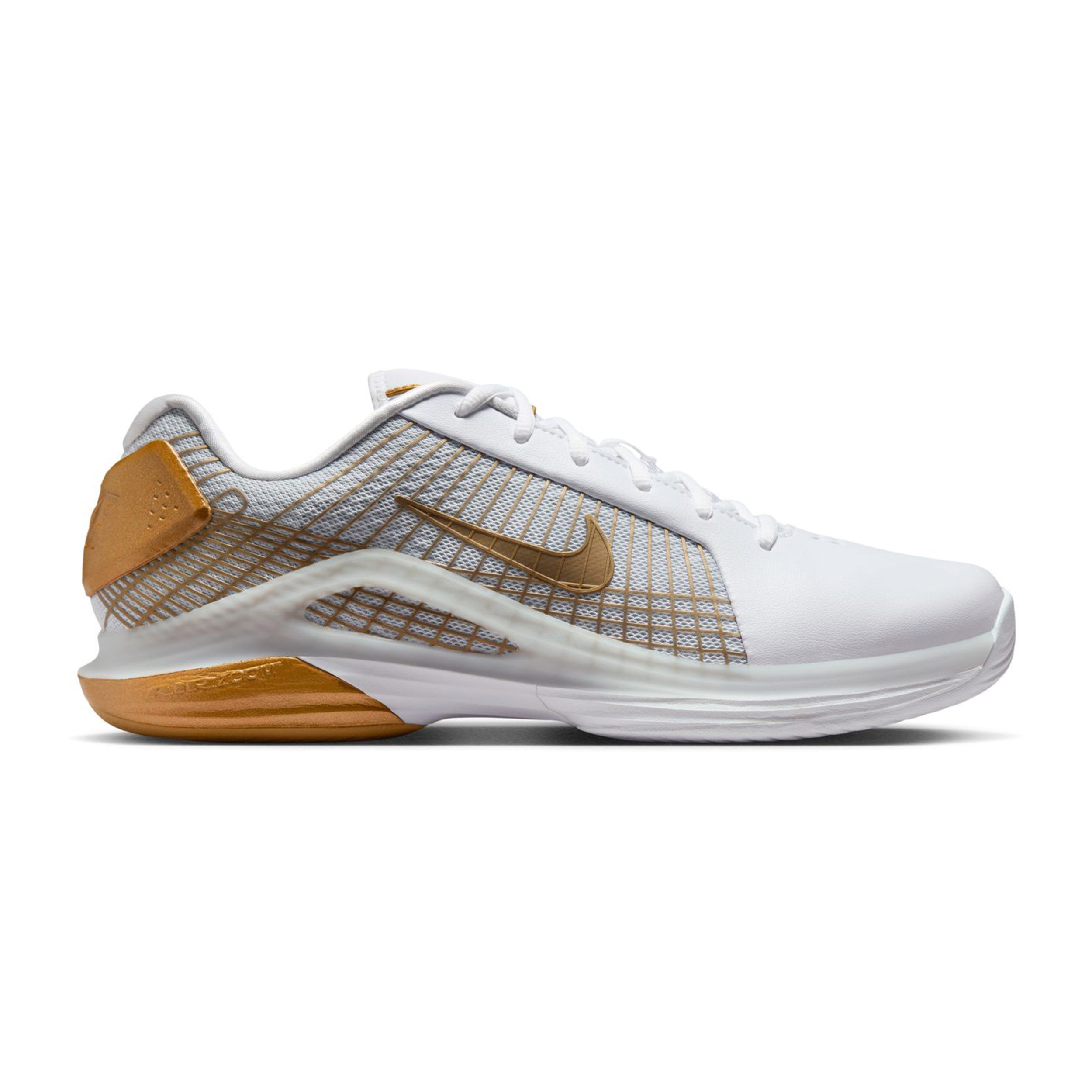 Nike Vapor 12 Hypersmash All court shoe Men - white, gold