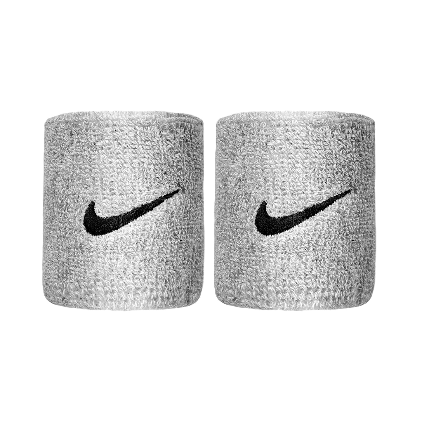 Nike Swoosh Wristband 2 Pack short - lightgrey, black