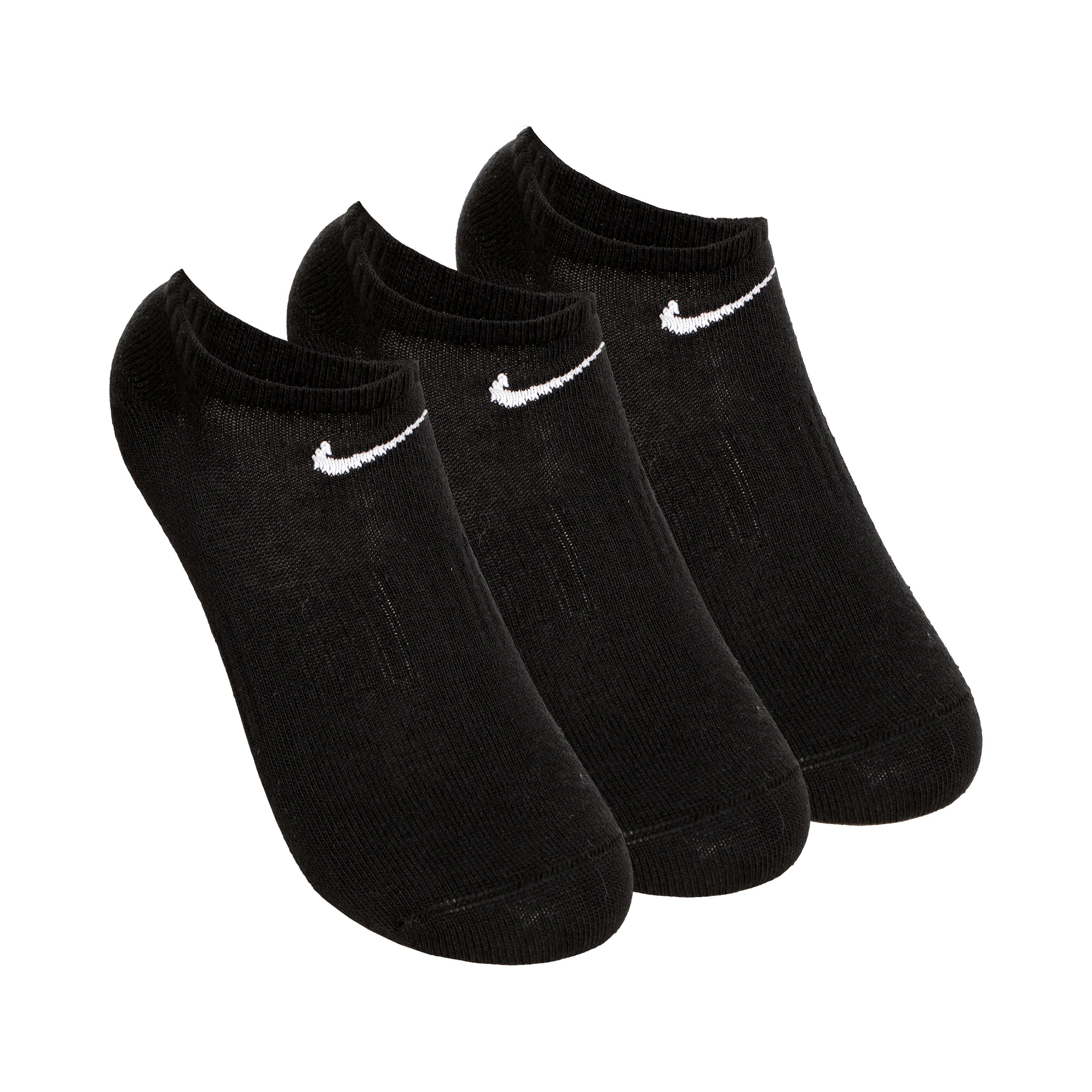 Nike Everyday Lightweight Tennis Socks 3 Pack Unisex - black, white