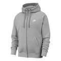 Sportswear Club Full Zip Zip Hoodie Men - lightgrey, white