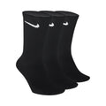 Everday Lightweight Crew Sports socks 3 Pack Unisex - black, white
