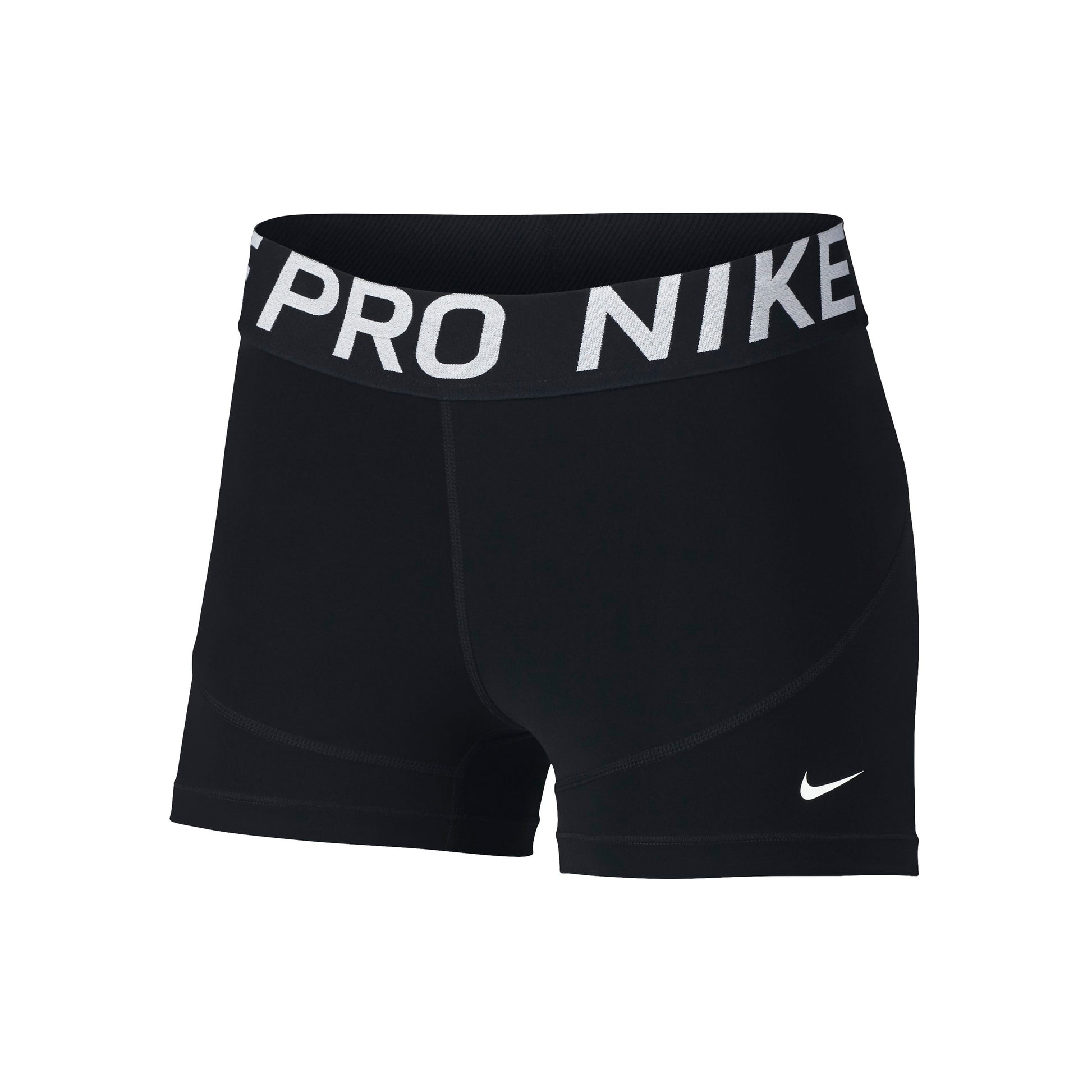 Nike Dri-Fit Big Kids 3in Shorts Girls-black,white