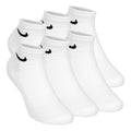 Everyday Cushioned Ankle Sports socks 6 Pack Unisex - white, black