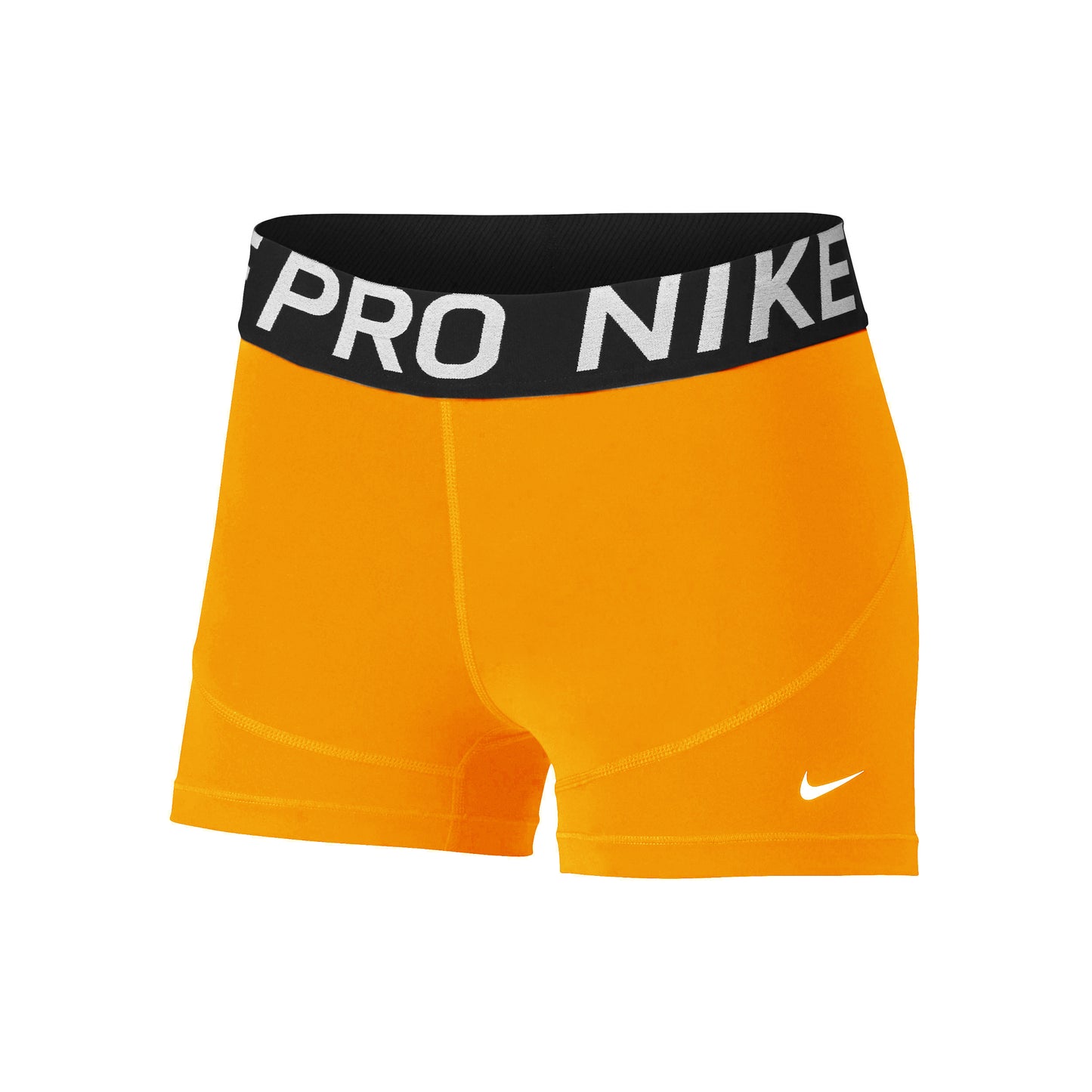 Nike Dri-Fit Big Kids 3in Shorts Girls-orange,black