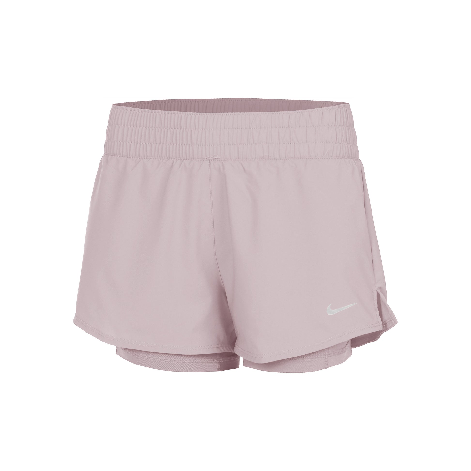 Nike Dri-Fit One Mid Rise 2in1 3in Shorts Women - beige,