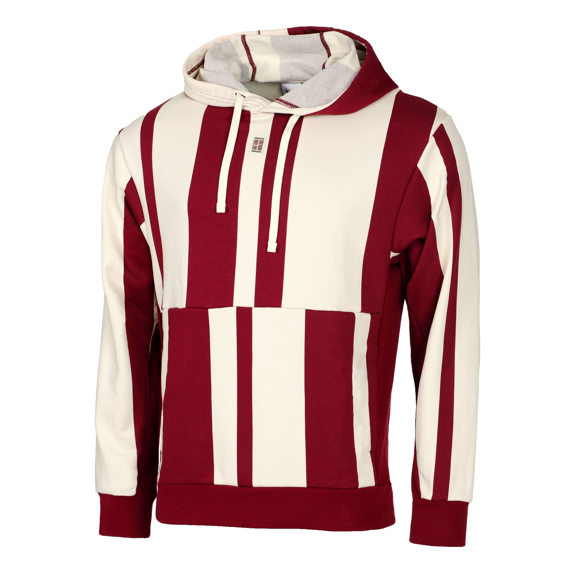Nike Court Dri-Fit Heritage Fleece Hoody Men - red, cream