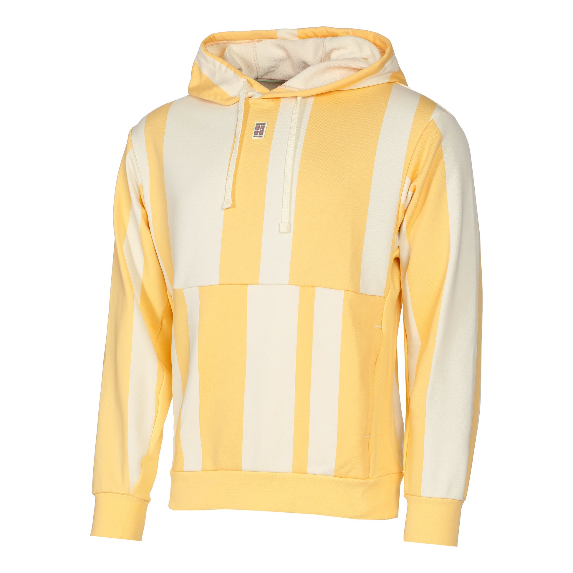 Nike Court Dri-Fit Heritage Fleece Hoody Men - golden yellow, cream