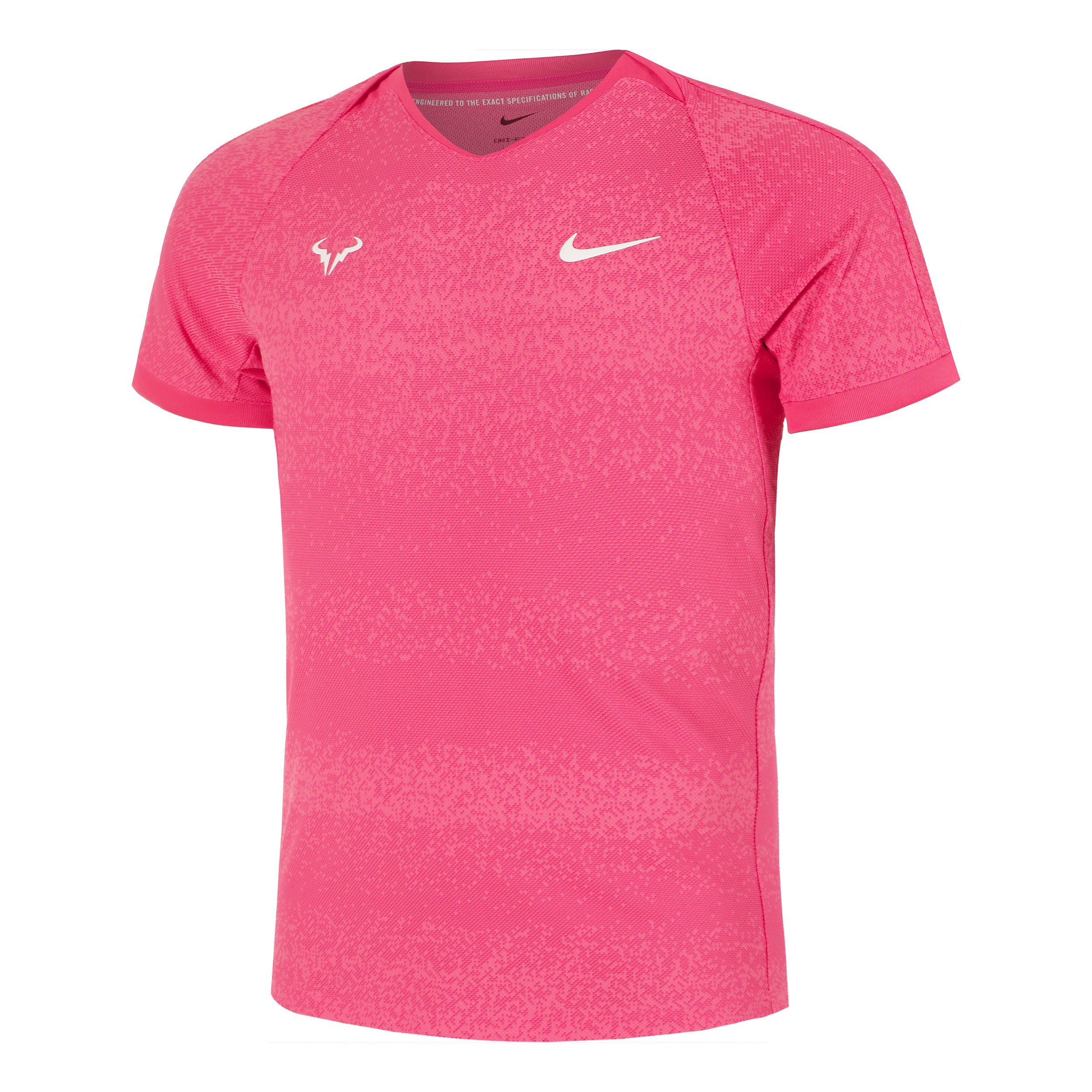 Rafa Court Dri-Fit Advantage T-Shirt Men - pink, | Padel-Point