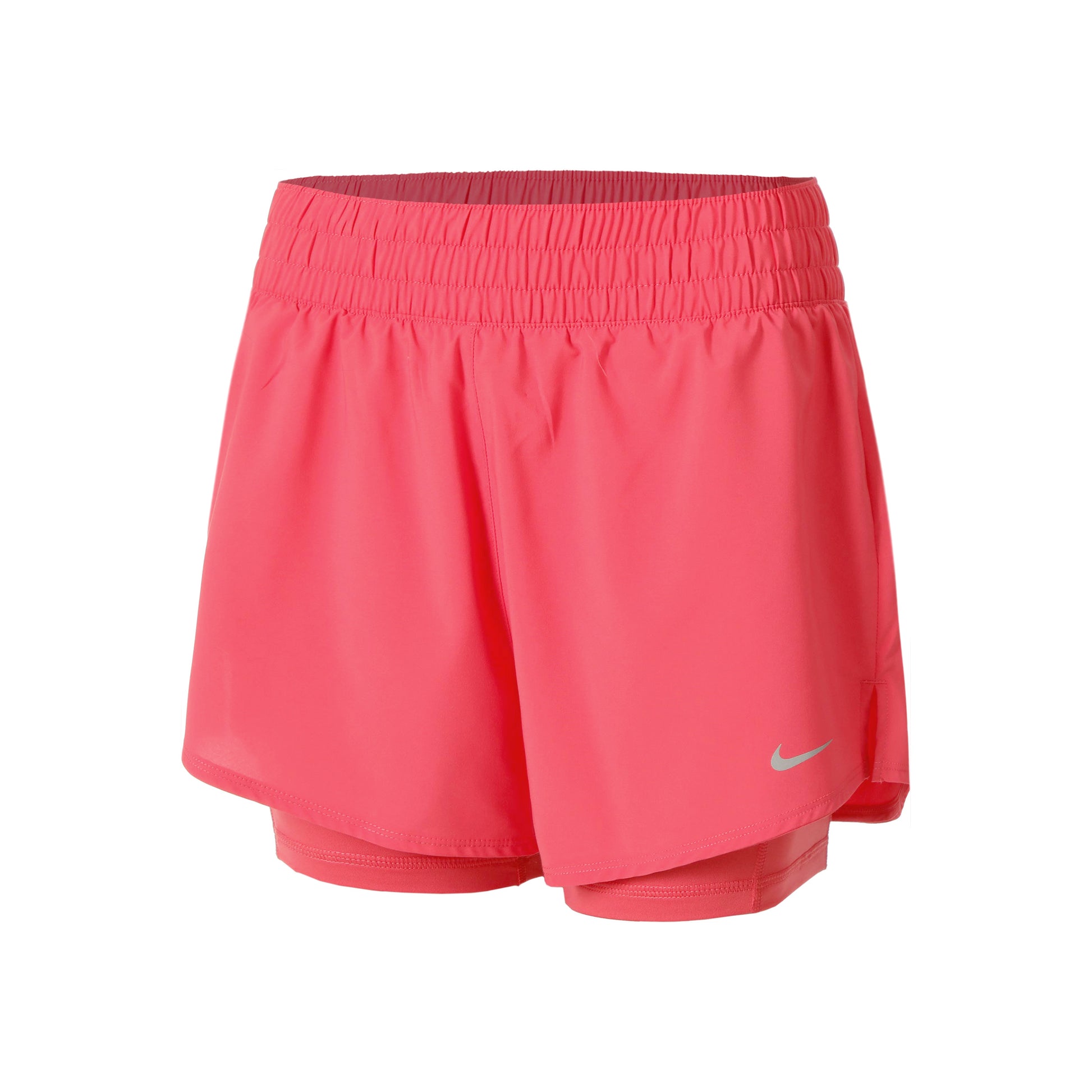 Nike Dri-Fit One Mid Rise 2in1 3in Shorts Women - pink,