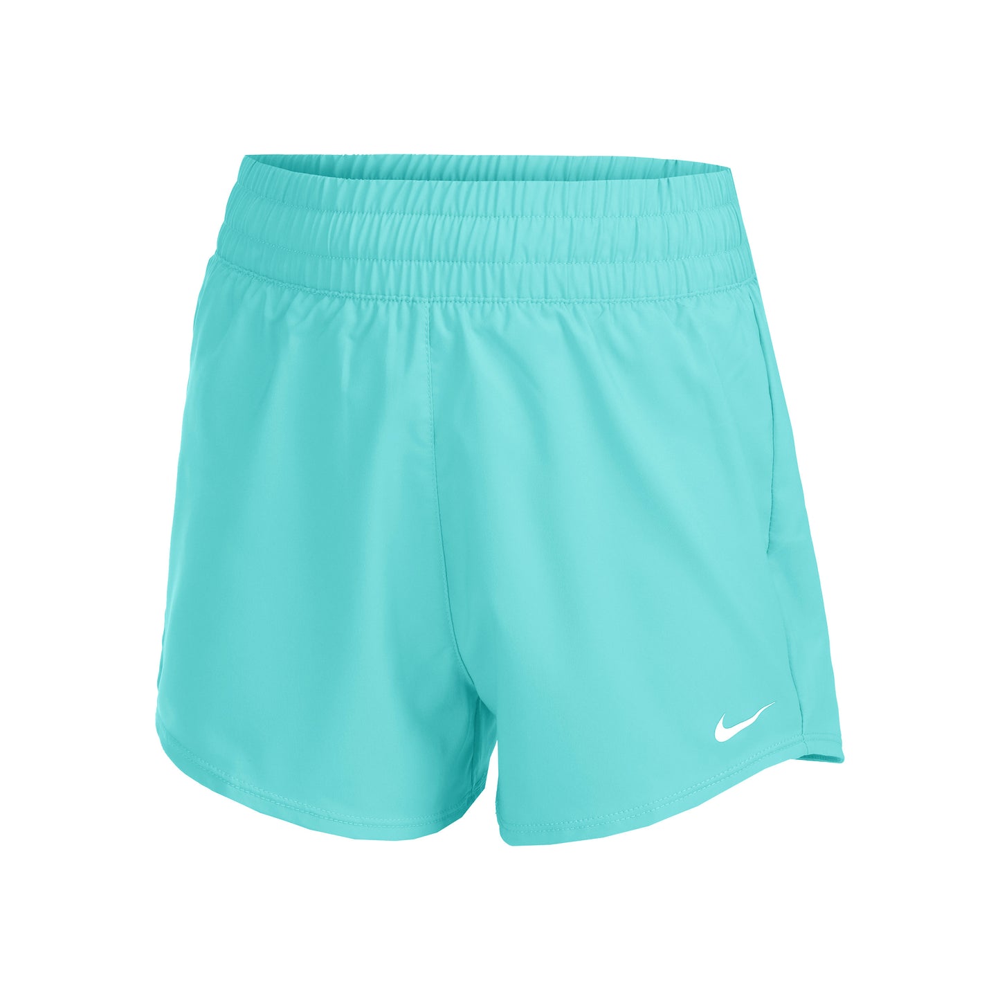 Nike Dri-Fit Big Kids High Waisted Woven Shorts Girls - turquoise,