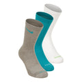 Everyday Plus Cushioned Sports socks 3 Pack Unisex - grey, turquoise