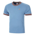 Court Heritage T-Shirt Men - light blue, brown