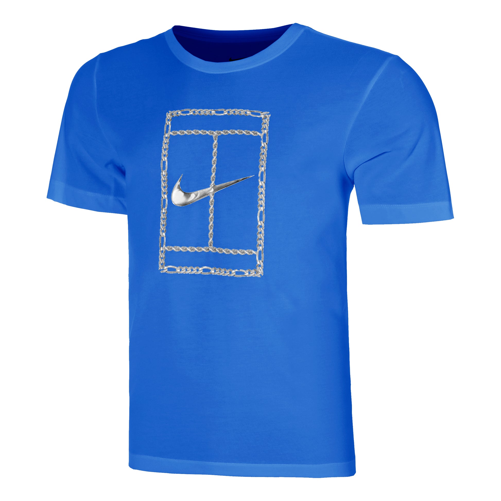 Nike Court Dri-Fit Heritage T-Shirt Men - blue,