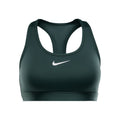 Swoosh Medium Sports bras Women - dark green, white