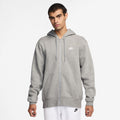 Club Bb Full-Zip Zip Hoodie Men - grey,